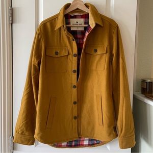 Brightside Flannel Lined Jacket in Gold
